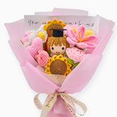 YSHomy Crochet Flower Bouquet for Girl Graduation